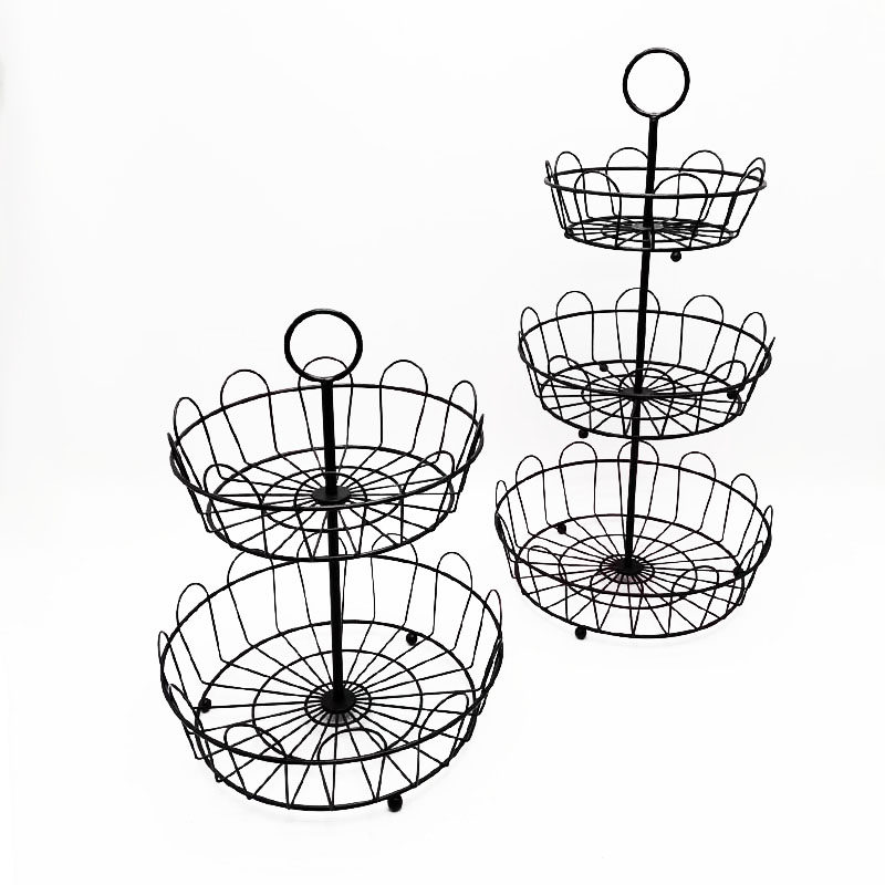 Cat Town multi-layered fruit plate desktop, high-end fruit plate, home fruit basket, living room snack shelf, coffee table, storage basket details Picture