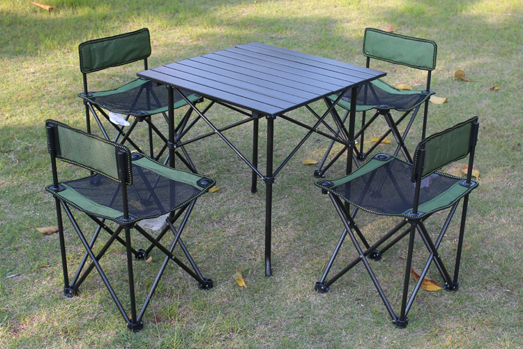户外便携折叠桌子超轻摆摊桌简易休闲沙滩桌铝合金烧烤露营野餐桌1详情12