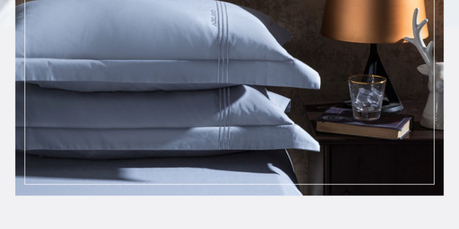 批发家纺60支长绒棉四件套秋冬全棉刺绣被套简约素色床上用品详情3