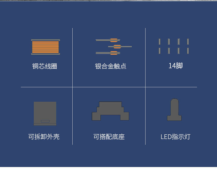 Chint MY4NJ small dc electromagnetic 14-pin relay JZX-22F(D)4Z with light 12 intermediate 24V 220V pic 3