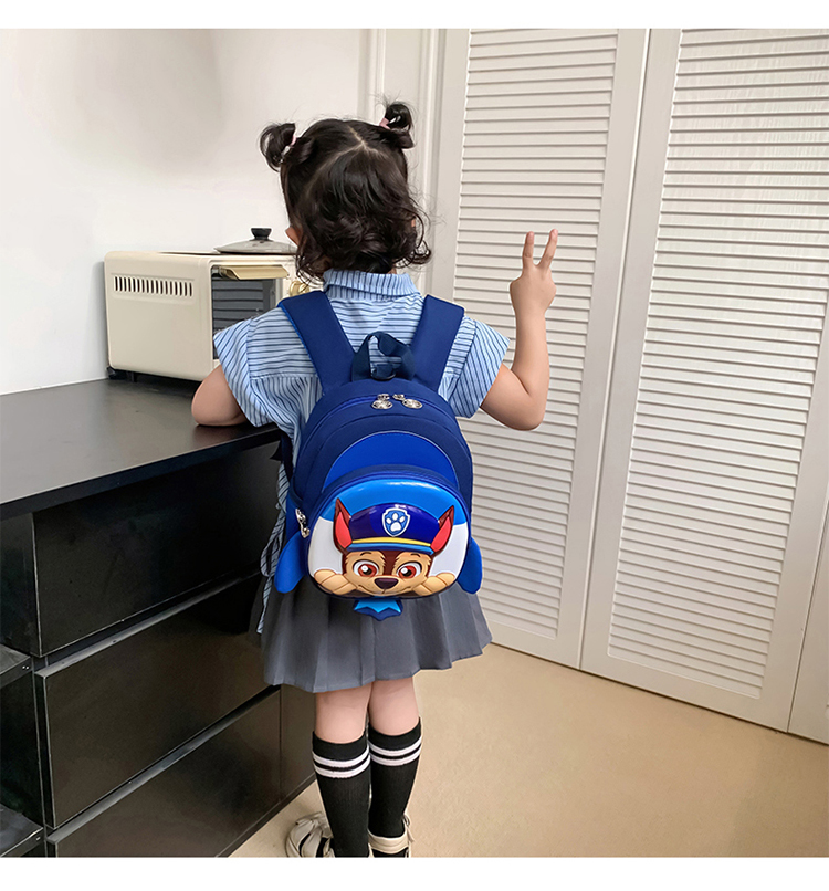 Anti-wandering schoolbag for 1-2-3 years old kindergarten children, double-shoulder backpack, cartoon dog, boys and girls, preschool schoolbag pic 19
