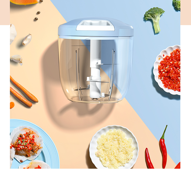 蒜泥神器拉蒜打蒜捣蒜泥绞蒜末压蒜大蒜手动蒜蓉搅碎机切蒜捣蒜器详情6