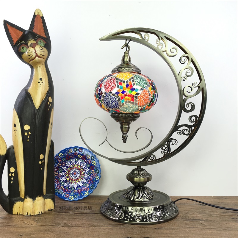 土耳其台灯 马赛克台灯 中东风格 台灯 摩洛哥风格 穆斯林 伊斯兰风格 详情18