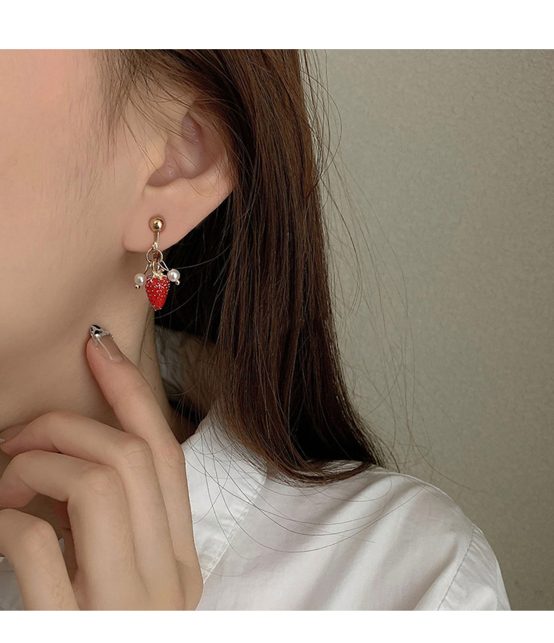 高级感珍珠耳夹无耳洞三角耳夹复古流苏耳环气质耳饰外贸饰品批发详情25