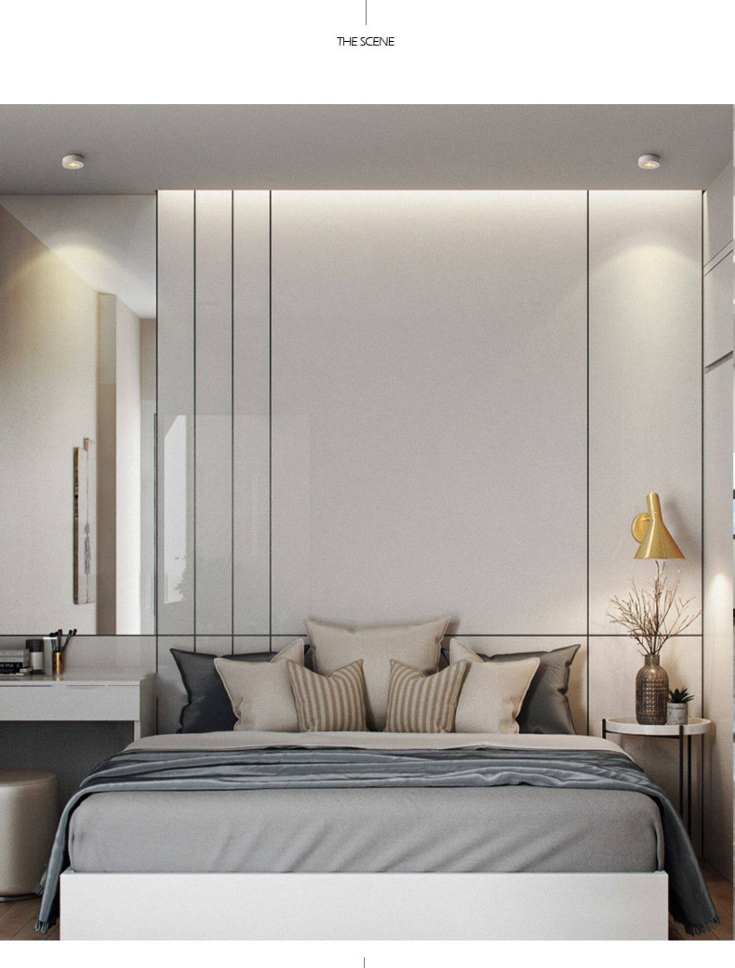 Exposed ultra-thin led small spotlights, cabinets, wine cabinets, display cabinets, mini shelf lights, corridor and passage lights, ceiling downlights, 5w pic 5