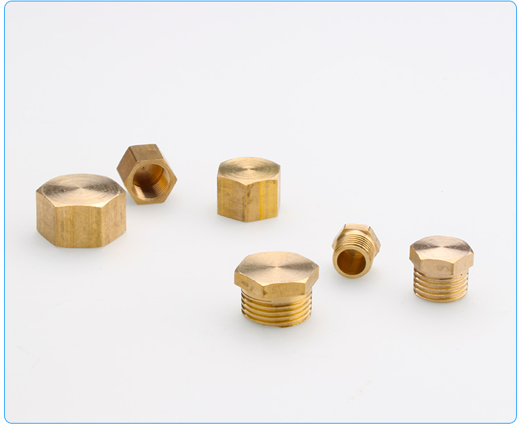全铜水管堵头丝堵帽墙洞塞头四分闷头管帽4分6分内丝外丝堵盖塞子详情11