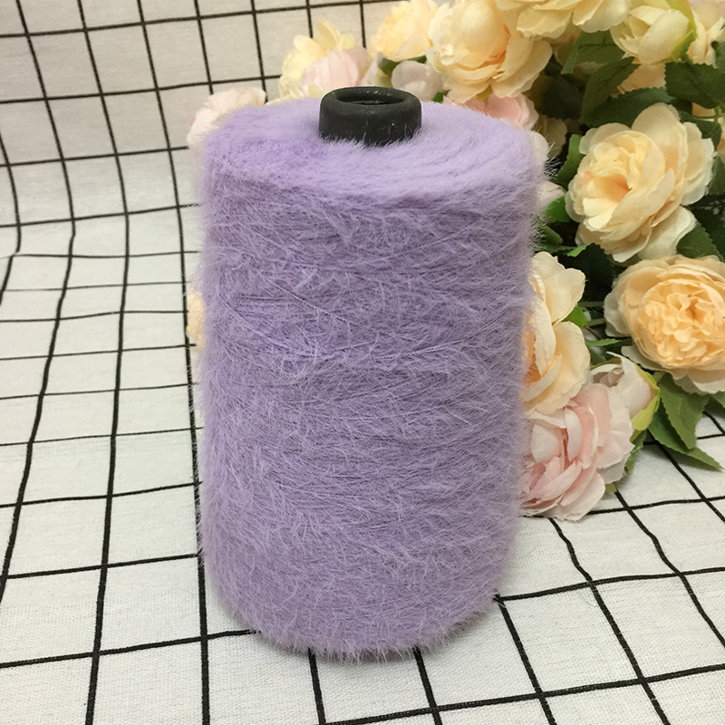 Imitation mink wool thread, baby thread, double-sided mink wool thread, diy hand-knitted medium and thick scarf, shawl, coat thread, stick needle thread Specification image