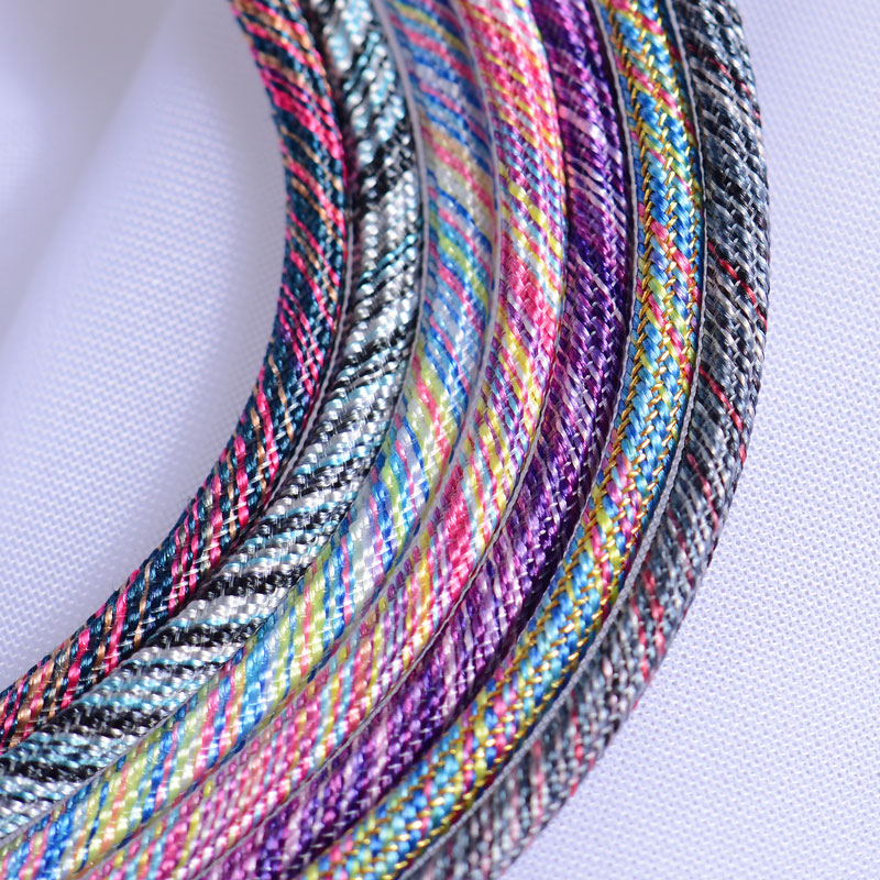 OAR3mm colorful rope, seven-color bracelet rope, bracelet lanyard, necklace braided rope, colorful bracelet, hand-woven pic 3