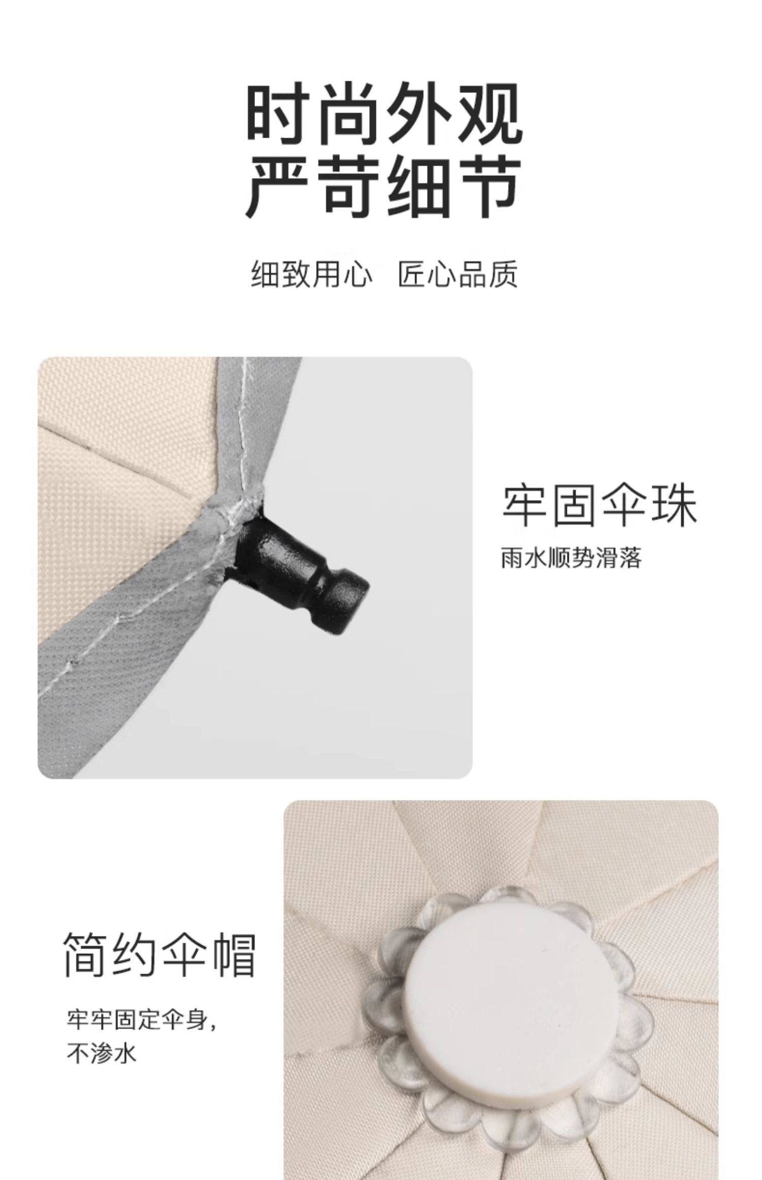 色丁长柄反向不湿车伞雨伞一次性防风防水详情30