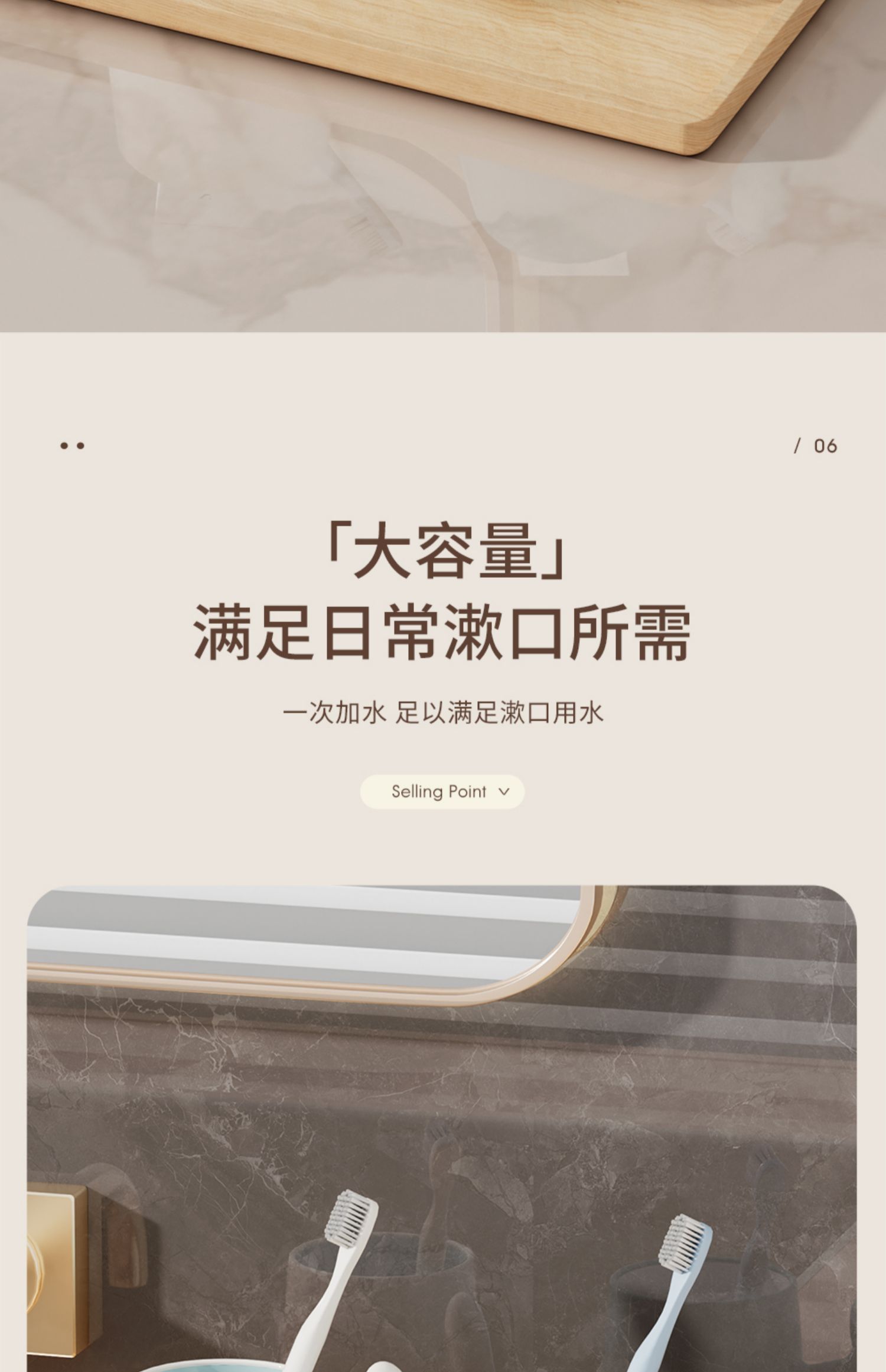 Anti-mold and antibacterial mouthwash cup, high appearance level, simple couple toothbrush cup, household student toothbrush cup, brushing cup pic 12