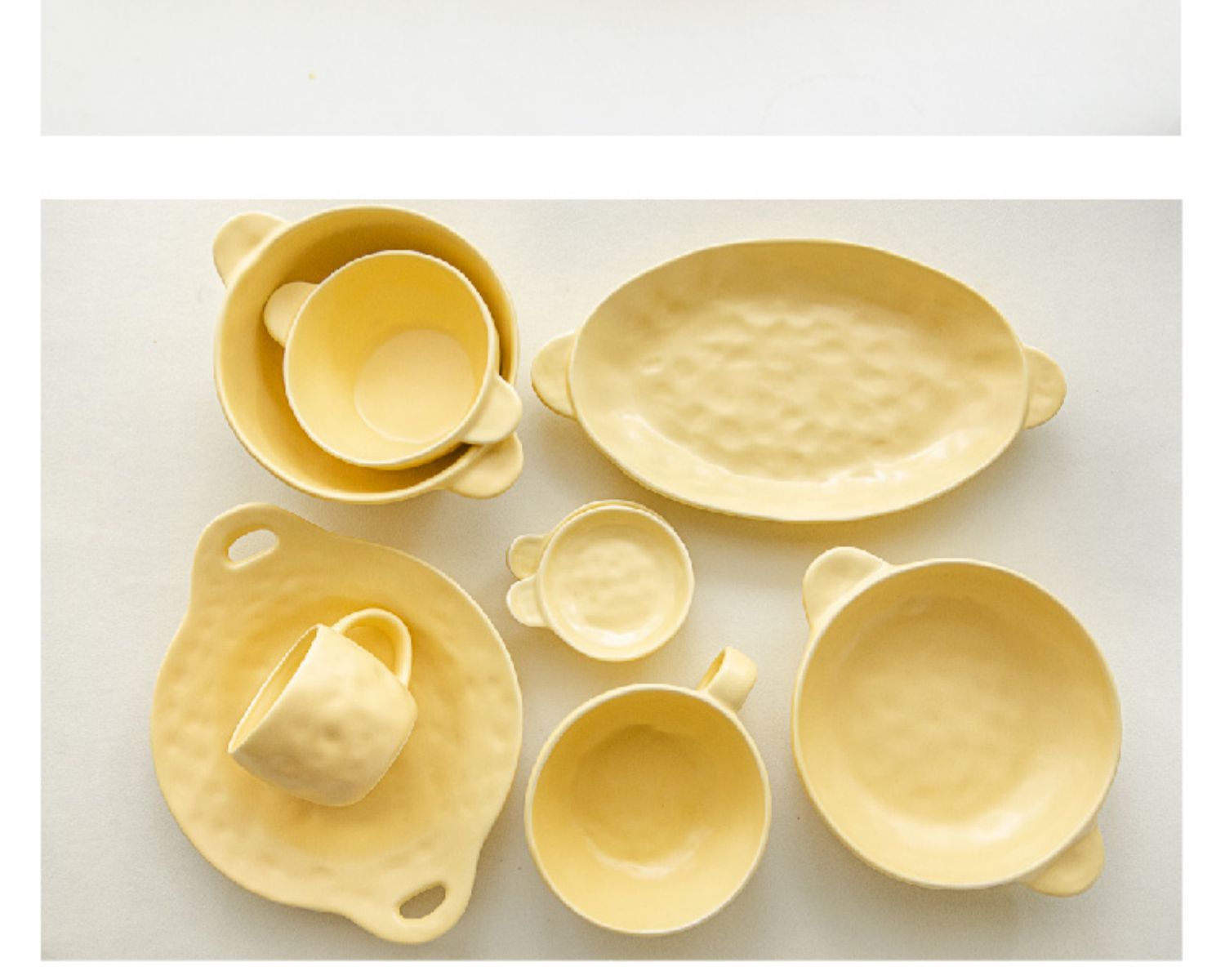 碗盘套装家用陶瓷碗面汤碗一人食手捏餐具平盘深烤盘碟子盘子详情25