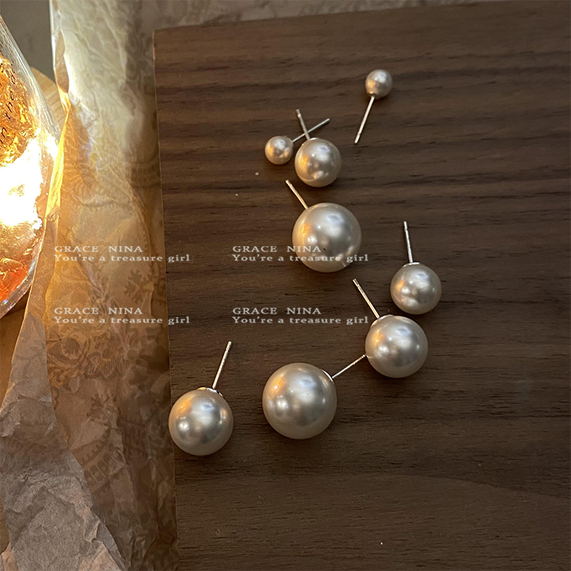 Jennie同款珍珠耳钉2025年新款潮通勤百搭耳环女韩国气质网红耳饰详情5