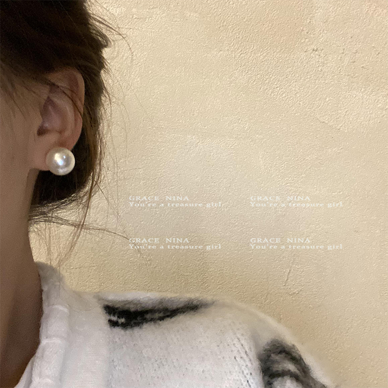 Jennie同款珍珠耳钉2025年新款潮通勤百搭耳环女韩国气质网红耳饰详情6