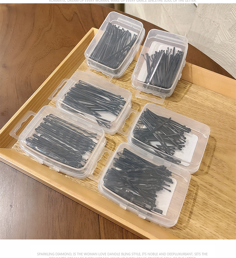 Hair clips, straight clips, simple clips to fix hair, black hair clips, steel clips, fringe clips, girlish top clips, headwear pic 6