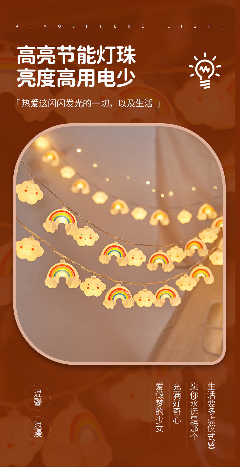 led small colored lights, flashing lights, string lights, starry sky lights, birthday stall atmosphere lights, trunk surprise decorative light strips pic 5