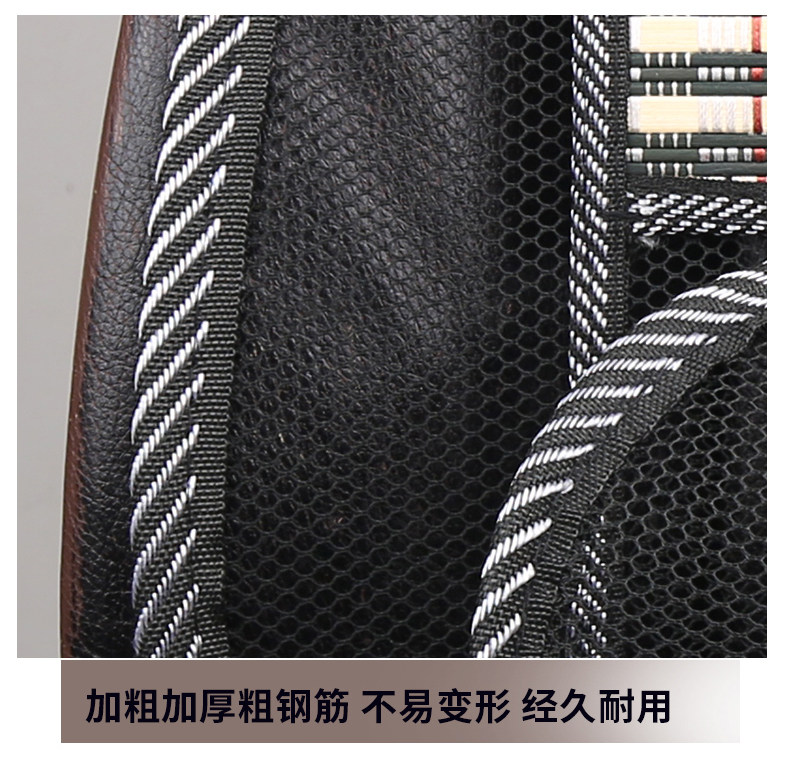 夏季汽车坐垫连体通风冰丝车家两用透气腰靠车载按摩四季通用座垫详情12
