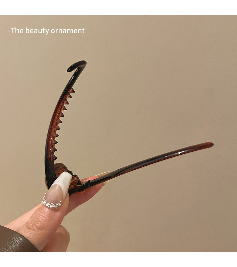 Elegant one-line hair clip, twist clip at the back of the head, 2025 new style, light luxury and high-end style, updo, grab clip, duckbill clip headwear pic 31