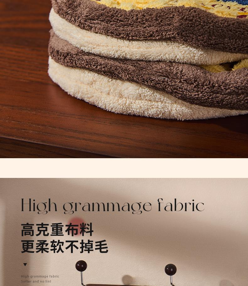 【圣诞挂巾集合】挂式可爱吸水加厚儿童擦手毛巾圣诞节新年礼物详情10