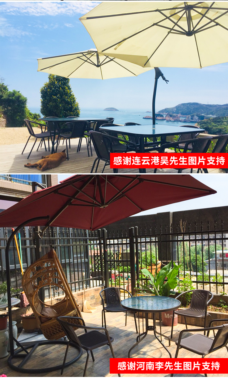 藤椅户外藤编家具阳台桌椅休闲庭院腾椅滕椅桌子椅子小茶几三件套详情5