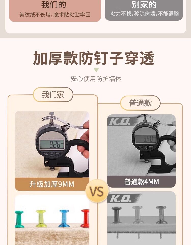 ins风毛毡板照片墙创意背景板墙贴墙展示板墙面宿舍留言板面装饰详情12