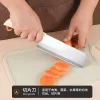 Two-in-one set of cutting board and knife for dormitory home kitchen, sharp slicing and meat cutting tools, cutting board and complementary food set Specification image