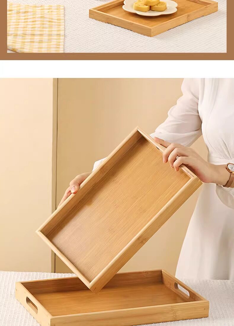 木质倒式绘画托盘托盘 便携画具收纳盘防水防潮详情6