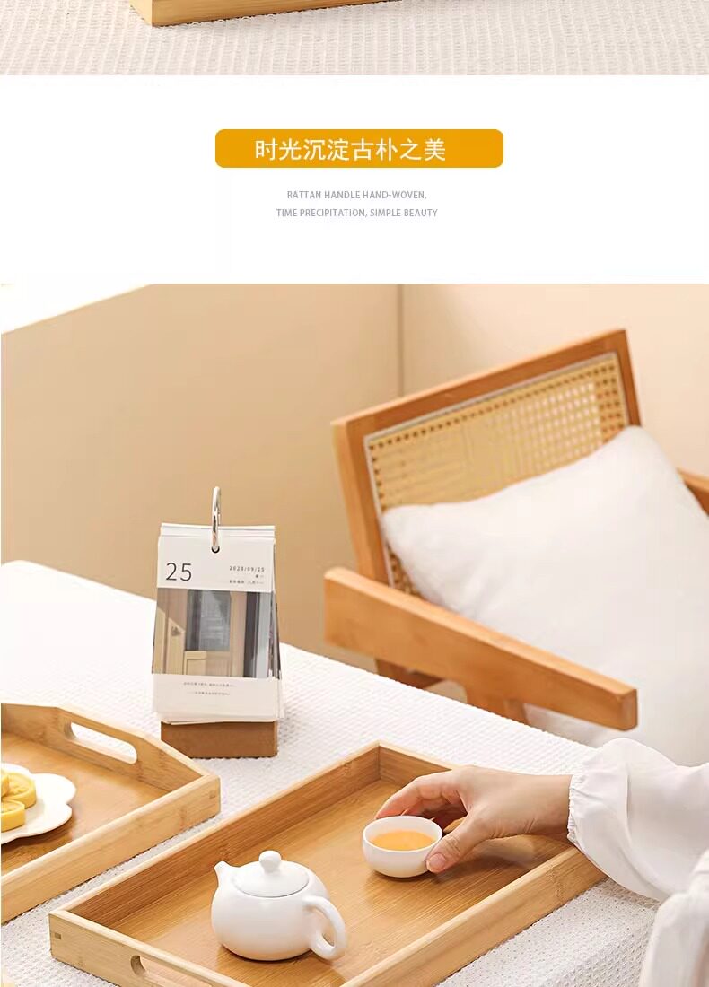 木质倒式绘画托盘托盘 便携画具收纳盘防水防潮详情7