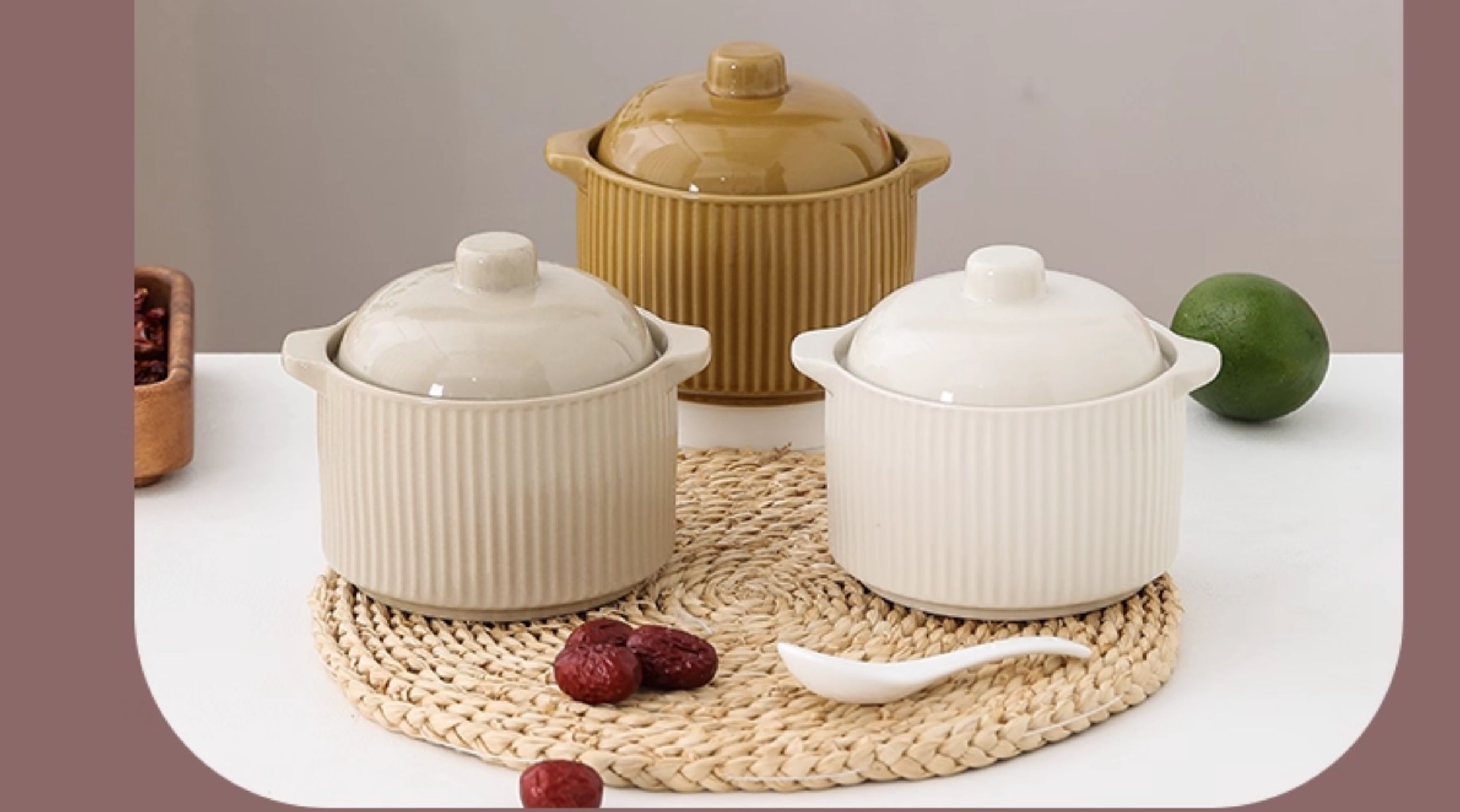 双耳炖盅带盖加厚专用碗土瓦罐一人汤盅煲汤小炖盅陶瓷厂家批发详情25