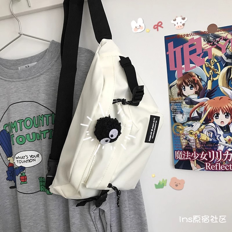 斜挎包男款潮牌潮流胸包男士背包运动单肩包女手机男生小挎包腰包详情17