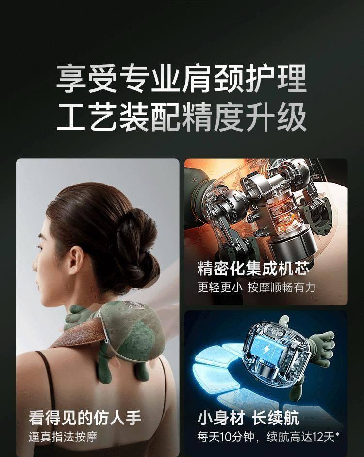 Master Hand Massager N8 Shoulder and Neck Massager, Cervical and Head Massager, anti-raw hand kneading and finger pressure Filling Massager pic 8