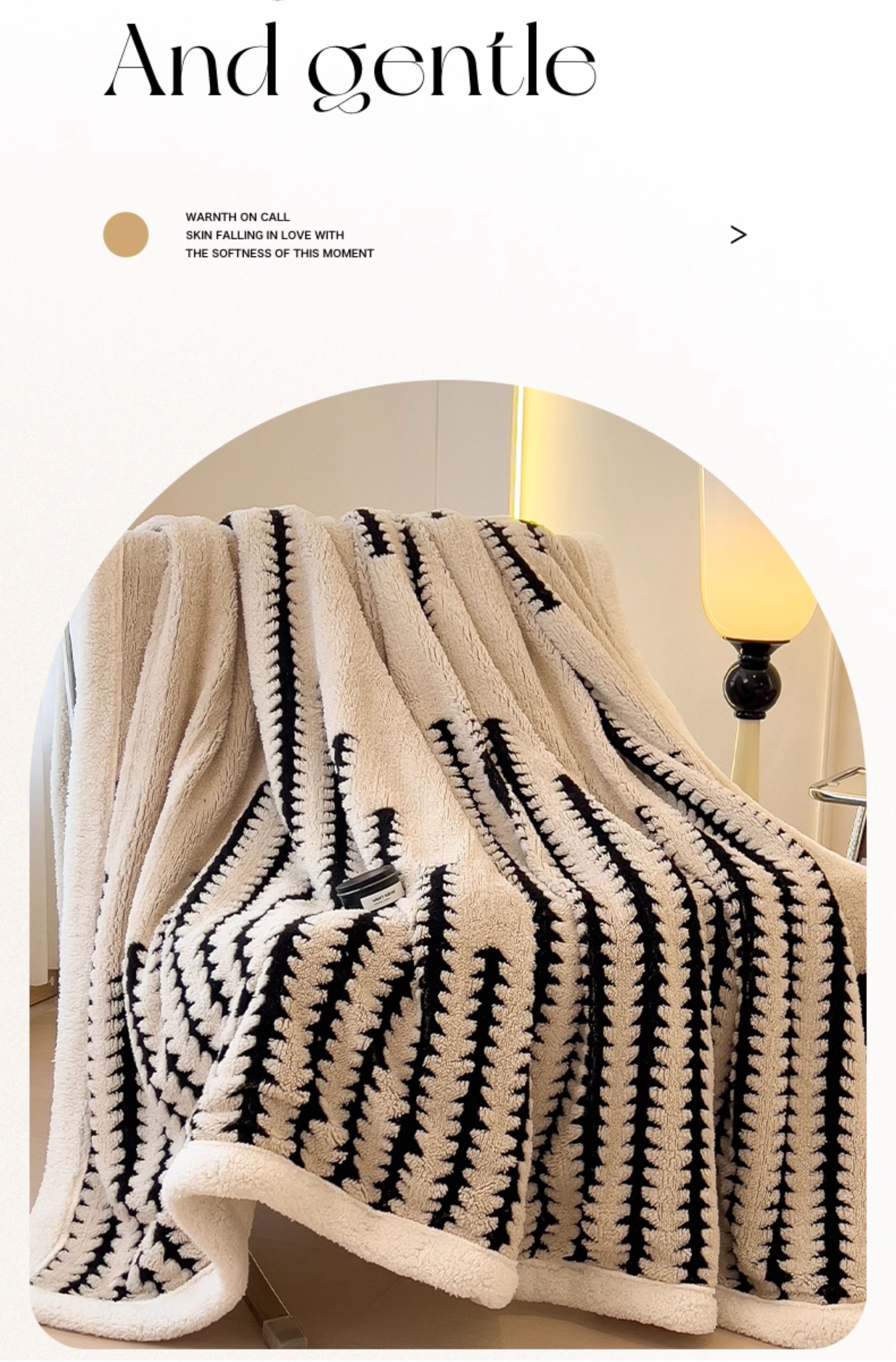 云杉绒加厚保暖多功能牛奶绒毛毯沙发毯子保暖办公室毯羊羔绒沙发详情2