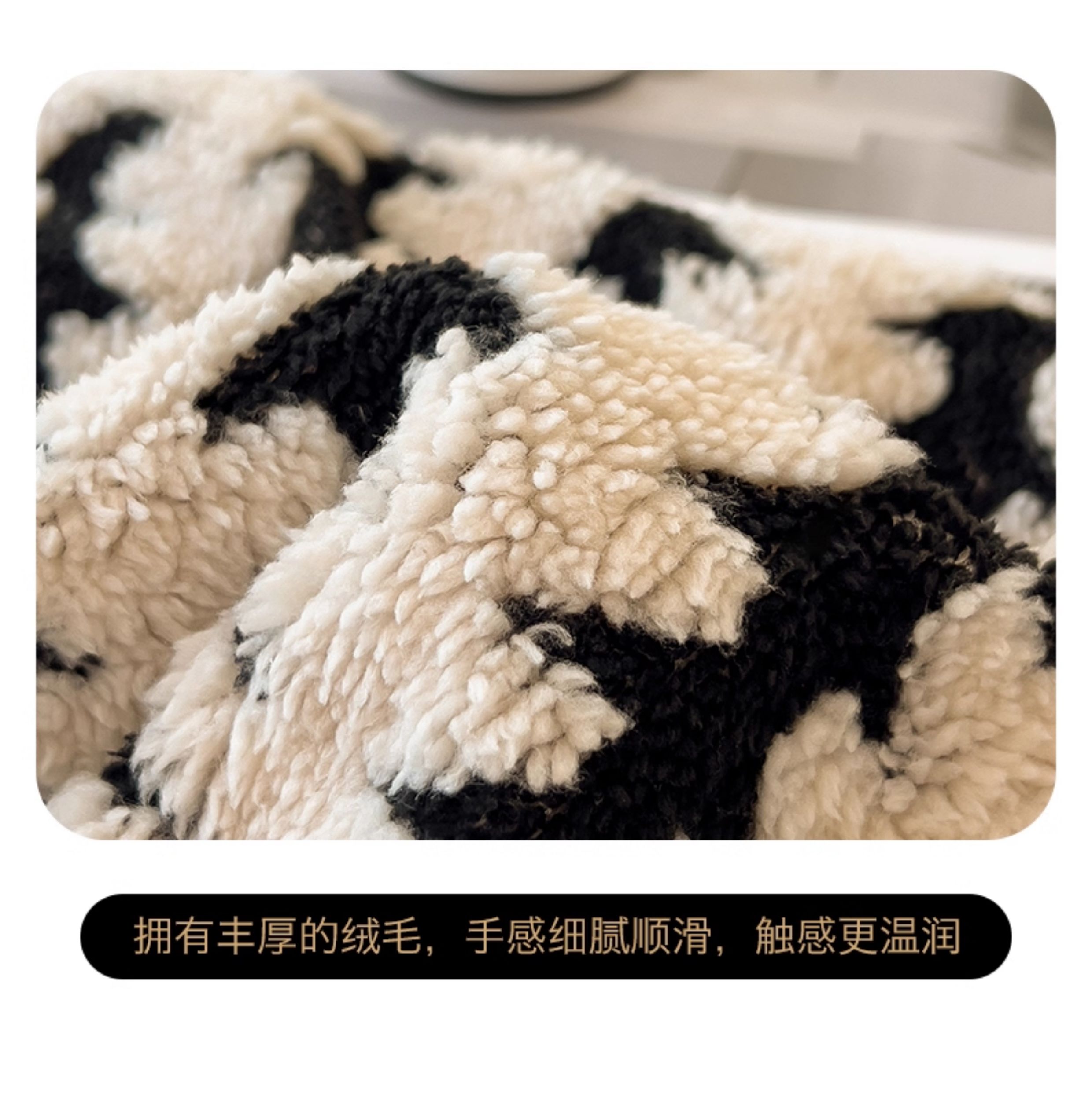 云杉绒加厚保暖多功能牛奶绒毛毯沙发毯子保暖办公室毯羊羔绒沙发详情18