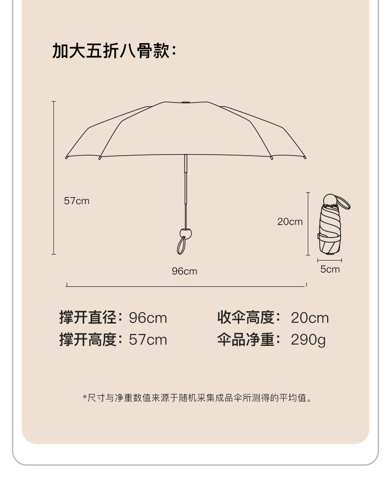 五折胶囊伞防晒雨伞太阳伞迷你晴雨两用遮阳伞女便携定制logo批发详情18