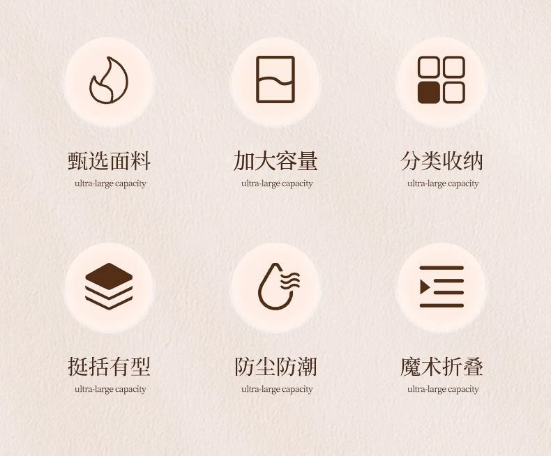 裤子衣服收纳盒家用衣柜放衣物分格整理箱储物筐抽屉分层神器折叠详情1