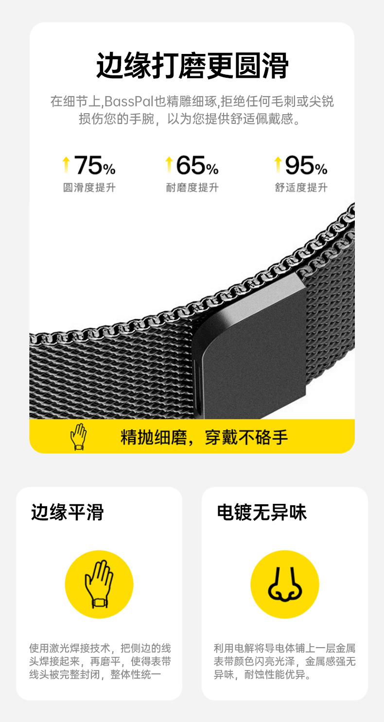 适用华为GT5表带GT4米兰尼斯watch3手表4pro磁吸watchgt4手表带详情10