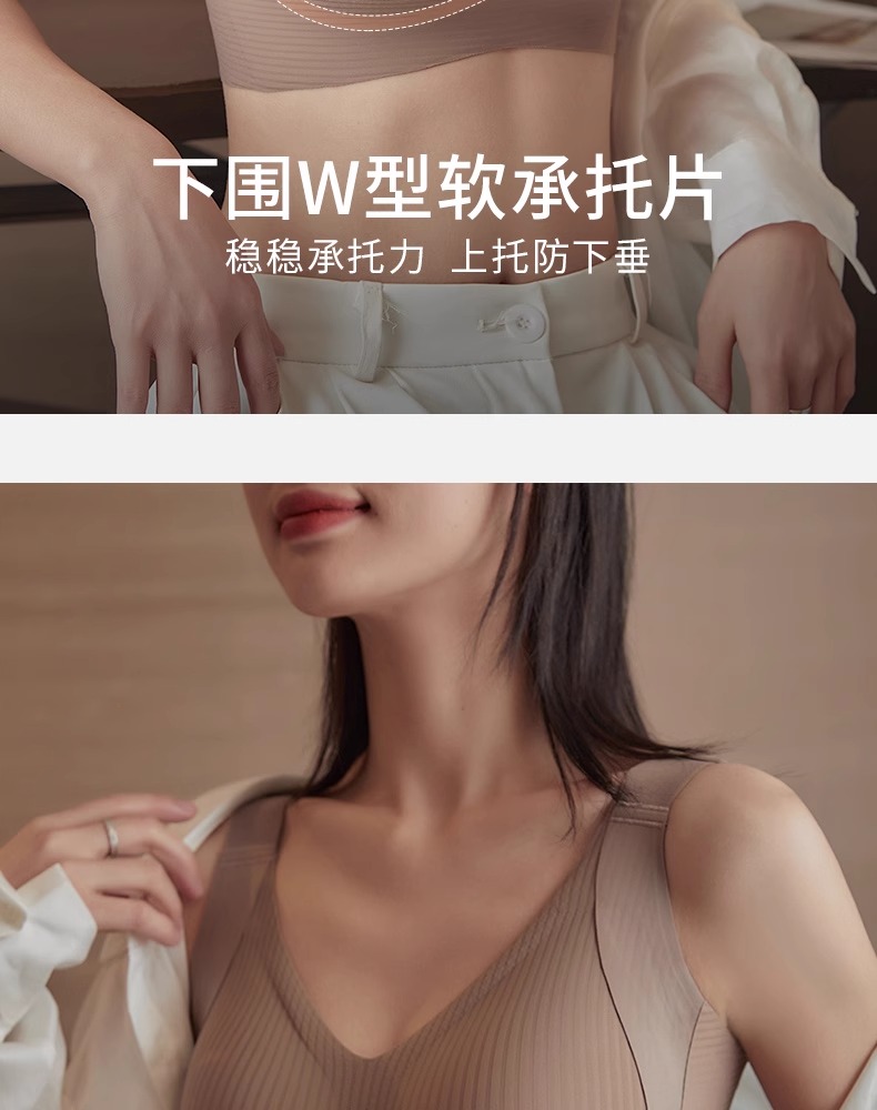 跨境调整型内衣女大胸显小文胸防下垂大码无痕收副乳女士胸罩聚拢详情6