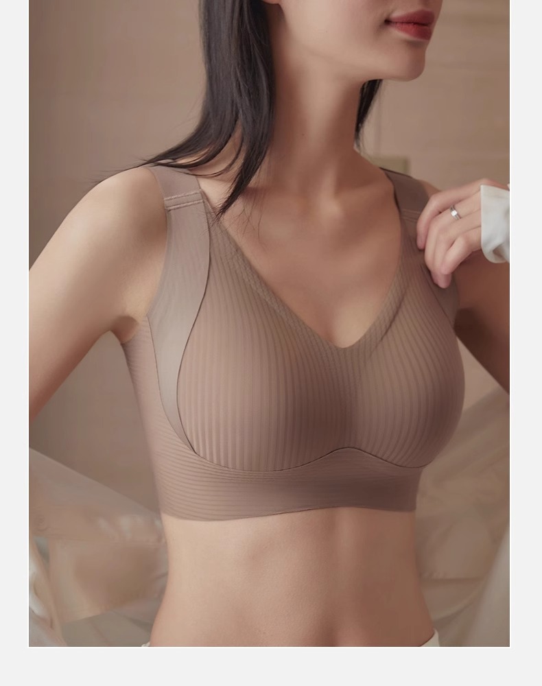 跨境调整型内衣女大胸显小文胸防下垂大码无痕收副乳女士胸罩聚拢详情29