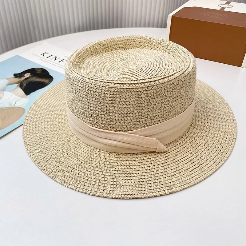 Fashionable and versatile beach straw hats, wheat straw sun hats, baseball caps, straw hats pic 9