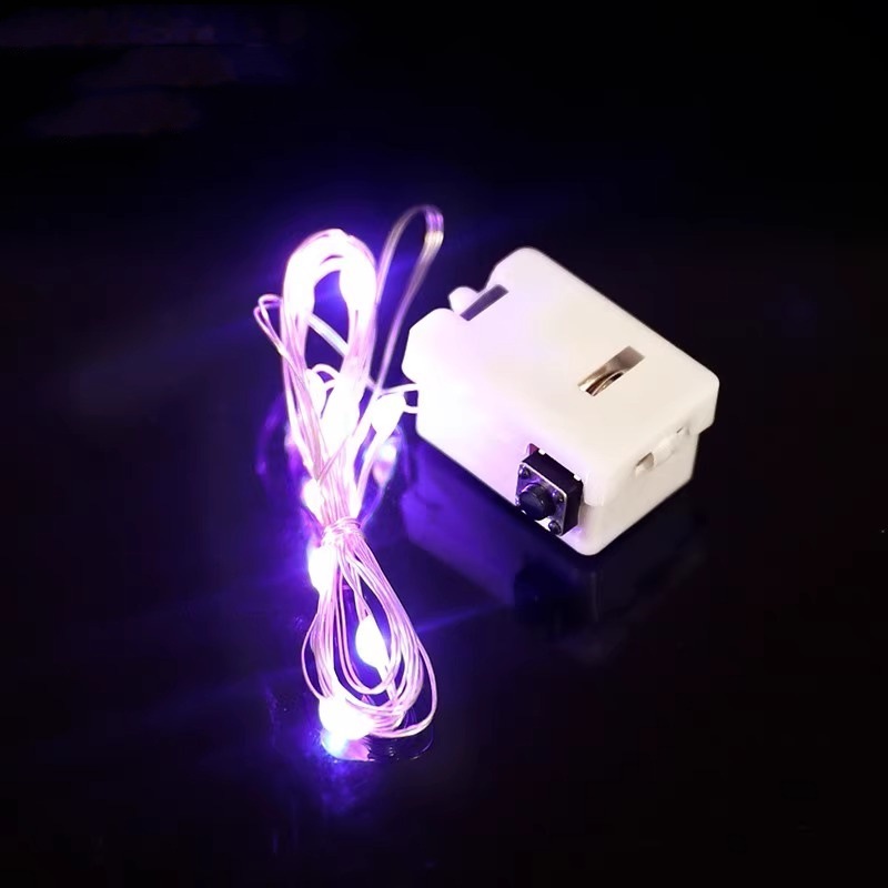 Luminous flower bouquets, string lights, LED small colored lights, string lights, mini cakes, decorative flashing lights, lanterns, electronic lamp cores, bedroom pic 5