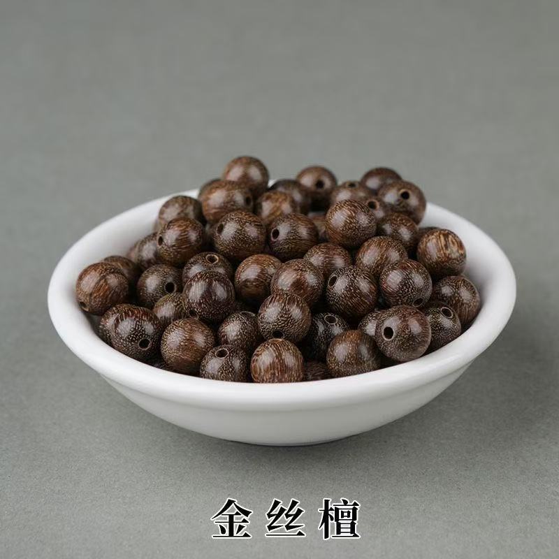 diy green sandalwood loose beads, old mountain sandalwood bracelet and string accessories, 6mm and 8mm small beads wholesale loose batch Buddhist beads pic 8