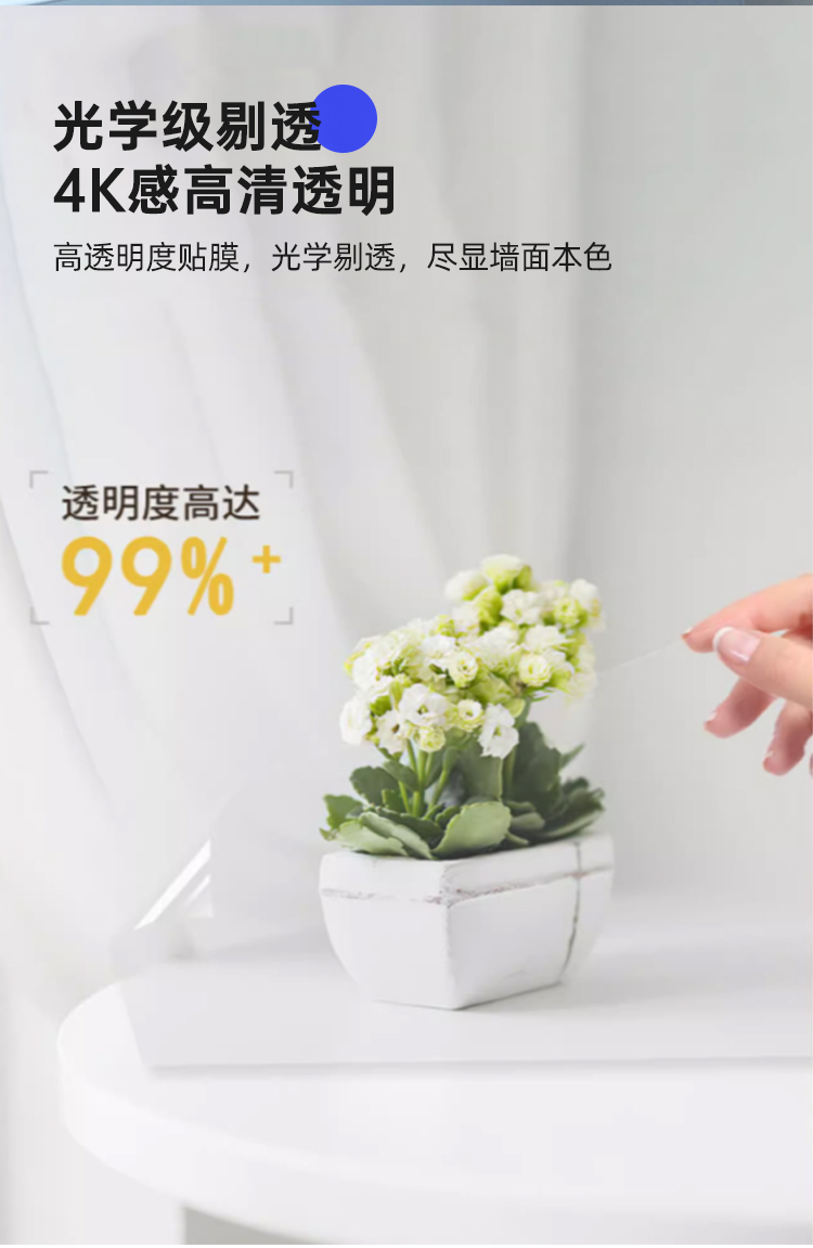 批发静电墙面保护膜客厅乳胶漆透明不伤墙耐脏防潮壁纸防水贴膜详情18