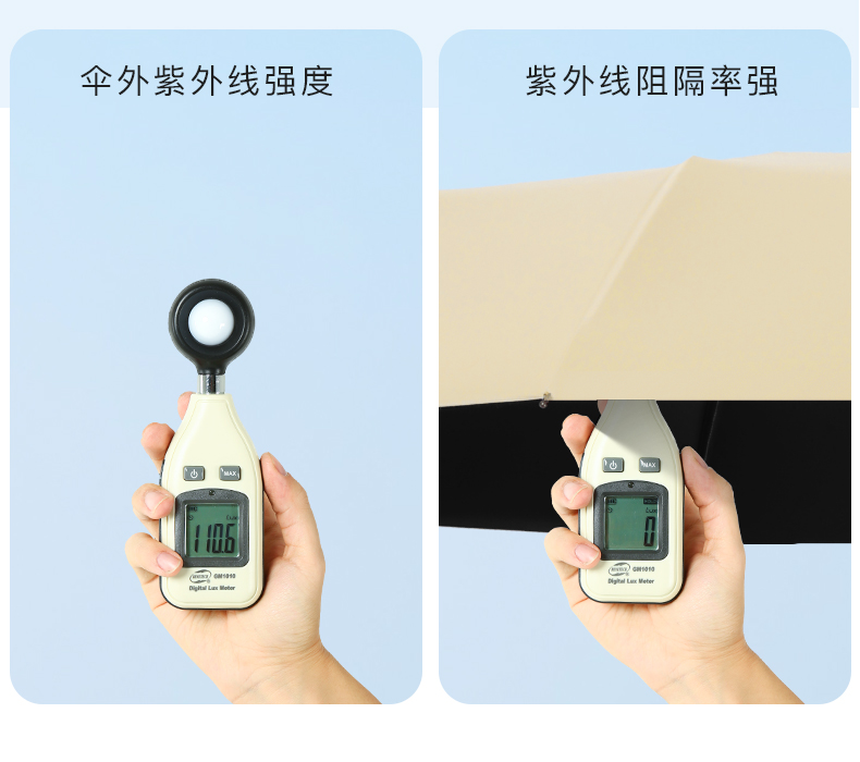 全自动抗雨伞加大加厚叠男士晴雨两用太阳伞女一键加固黑色手动详情10