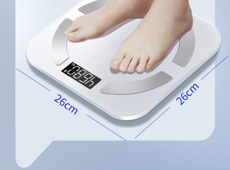 Early Fish weight scale, household precision small electronic scale, high-precision rechargeable body fat scale, household body scale wholesale pic 20