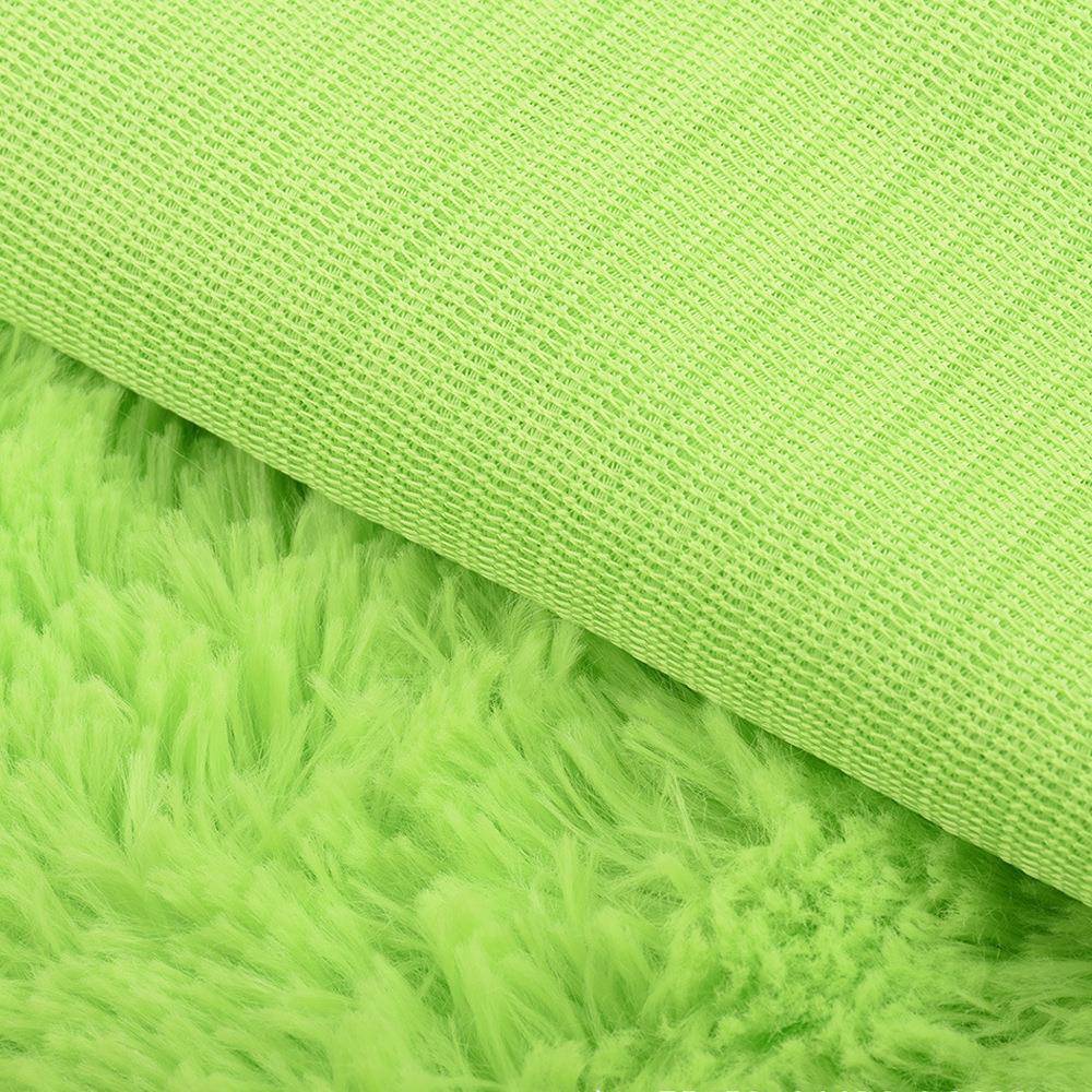 We have 20mm peacock velvet fabric, 20mm matte PV velvet long plush fabric for clothing, toys and throw pillows in stock details Picture