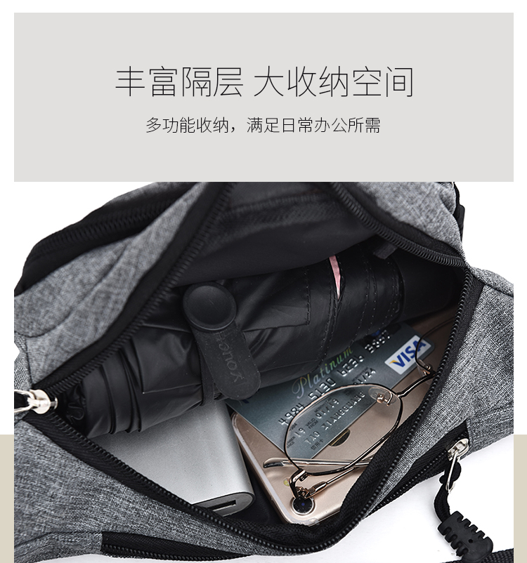 腰包男女多功能大容量防泼水收银生意包耐磨户外运动手机钱包钱包详情8