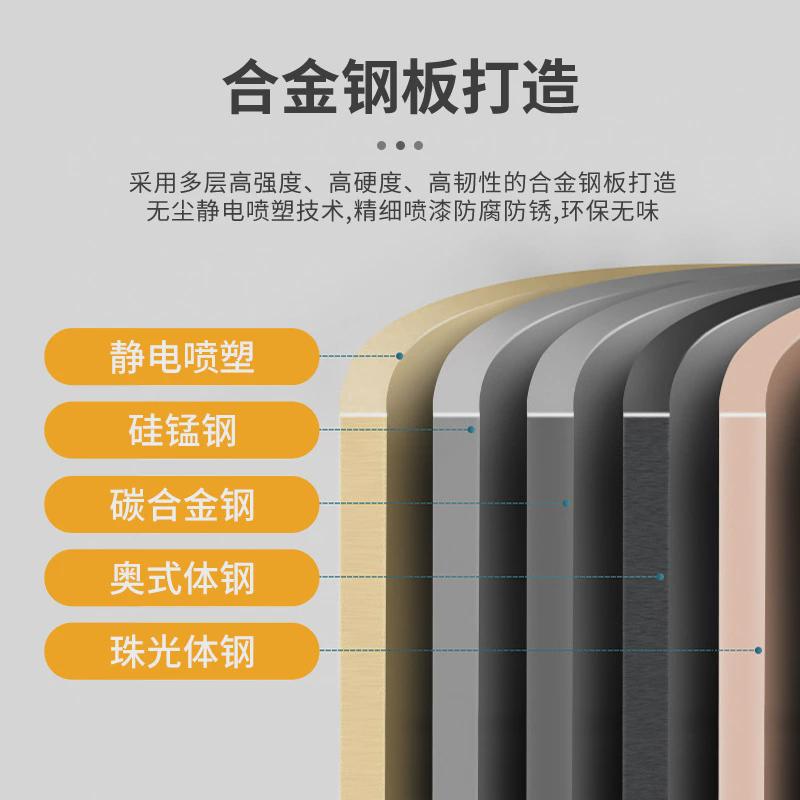 Safe, locker, piggy bank with lock, cannot be stored, can take money box, children's stainless steel, small household, password Specification image