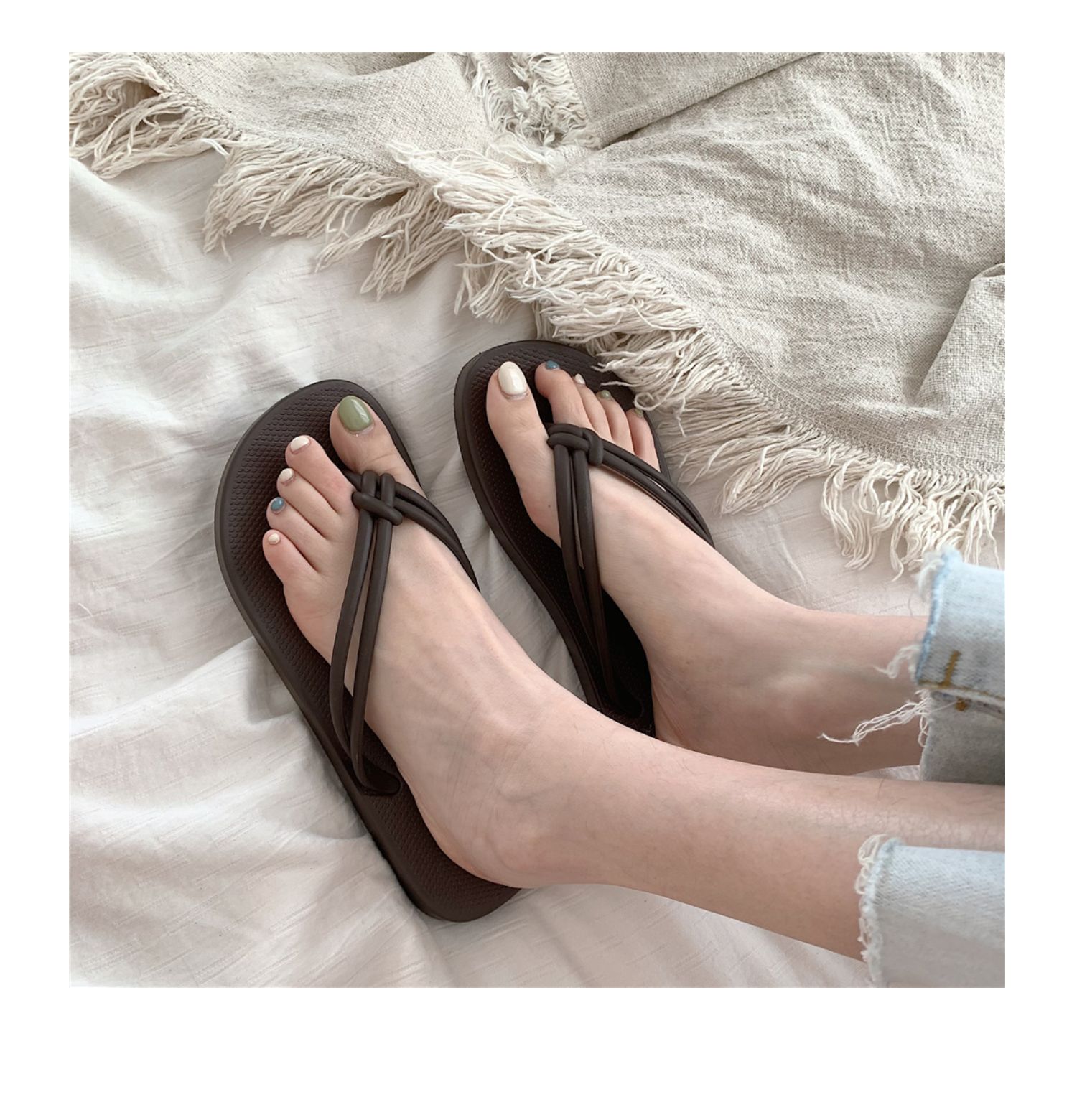 日式新款网红ins时尚休闲人字拖女夏外穿防滑洗澡夹脚凉拖鞋沙滩详情16