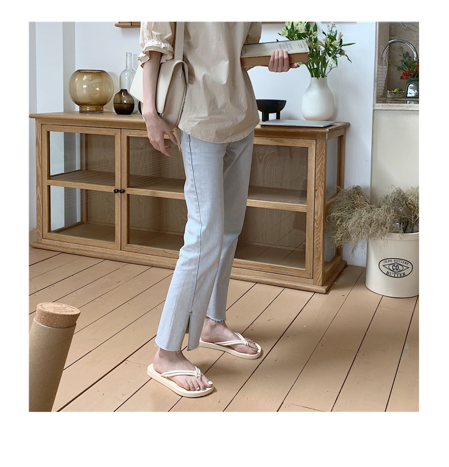 日式新款网红ins时尚休闲人字拖女夏外穿防滑洗澡夹脚凉拖鞋沙滩详情12