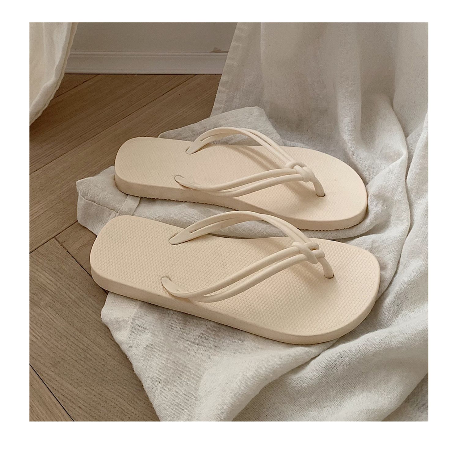 日式新款网红ins时尚休闲人字拖女夏外穿防滑洗澡夹脚凉拖鞋沙滩详情6