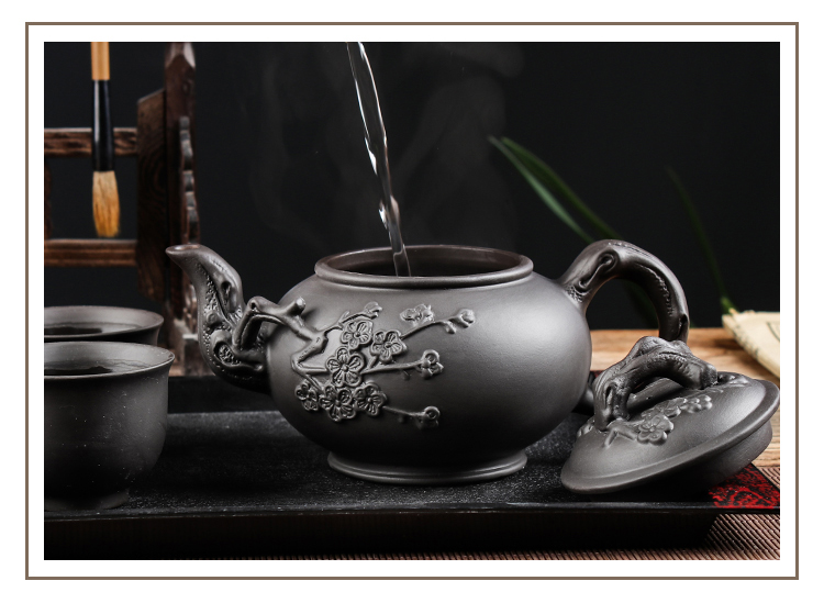 紫砂茶壶大容量紫砂壶家用大号泡茶器宜兴手工茶壶功夫茶具杯套装详情9